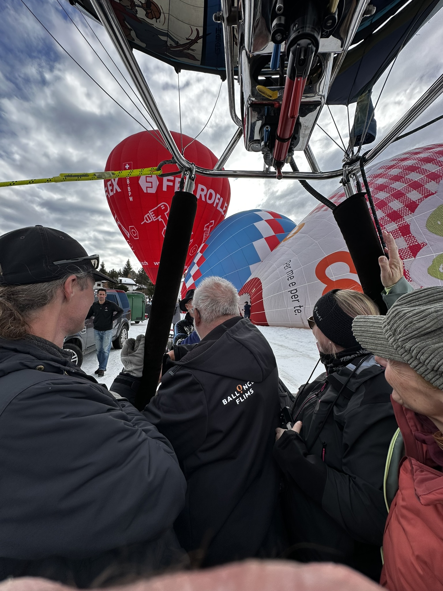 Bereit zum Start in Flims