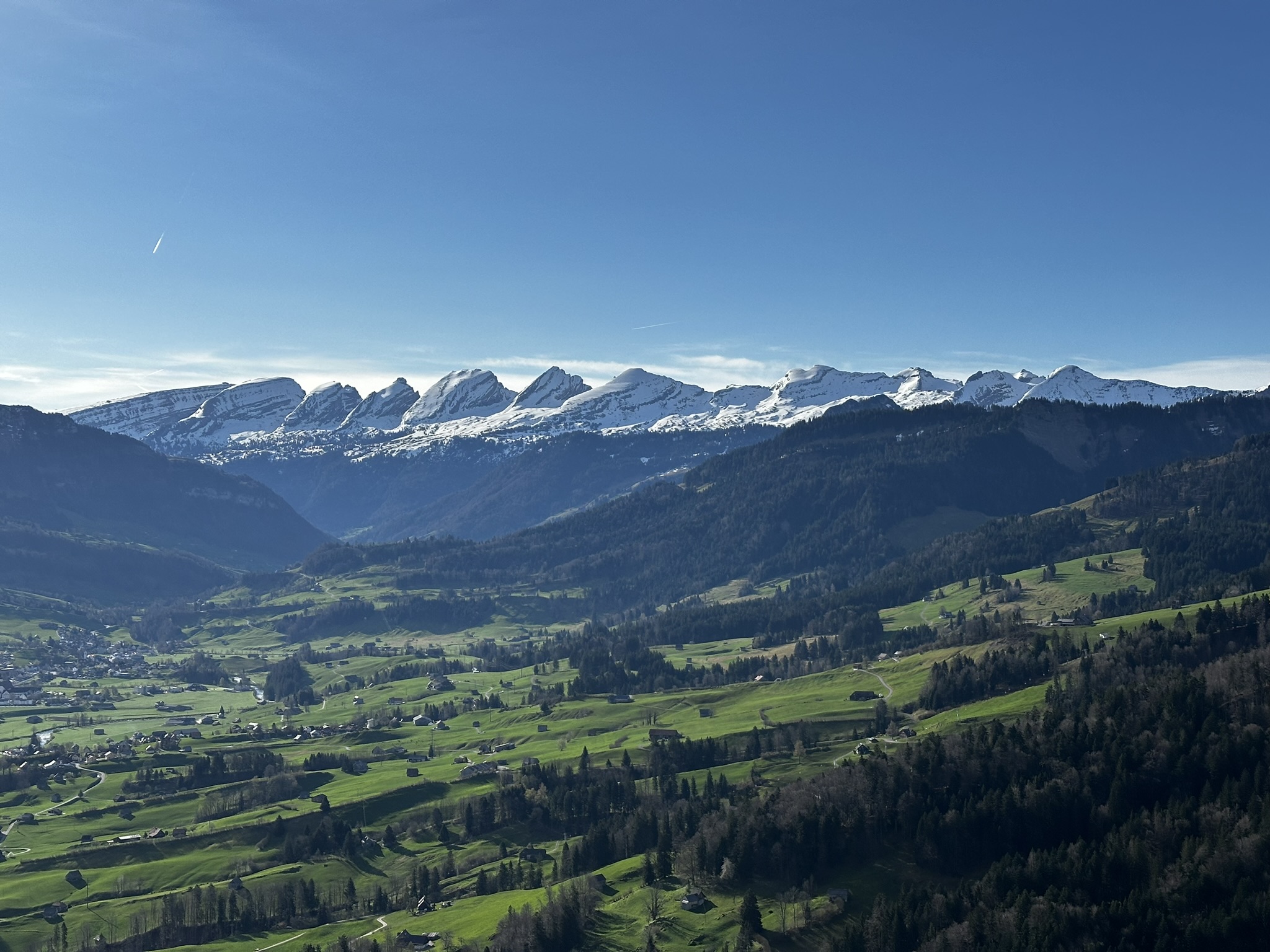 Die Churfirsten - Landung in Ebnath-Kappel