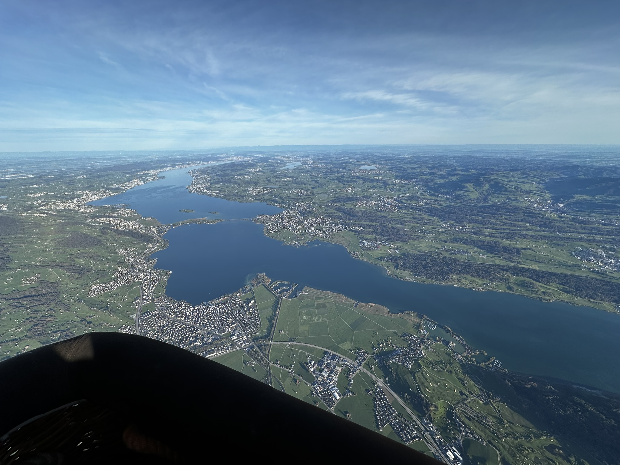 Fahrt über den Zürichsee