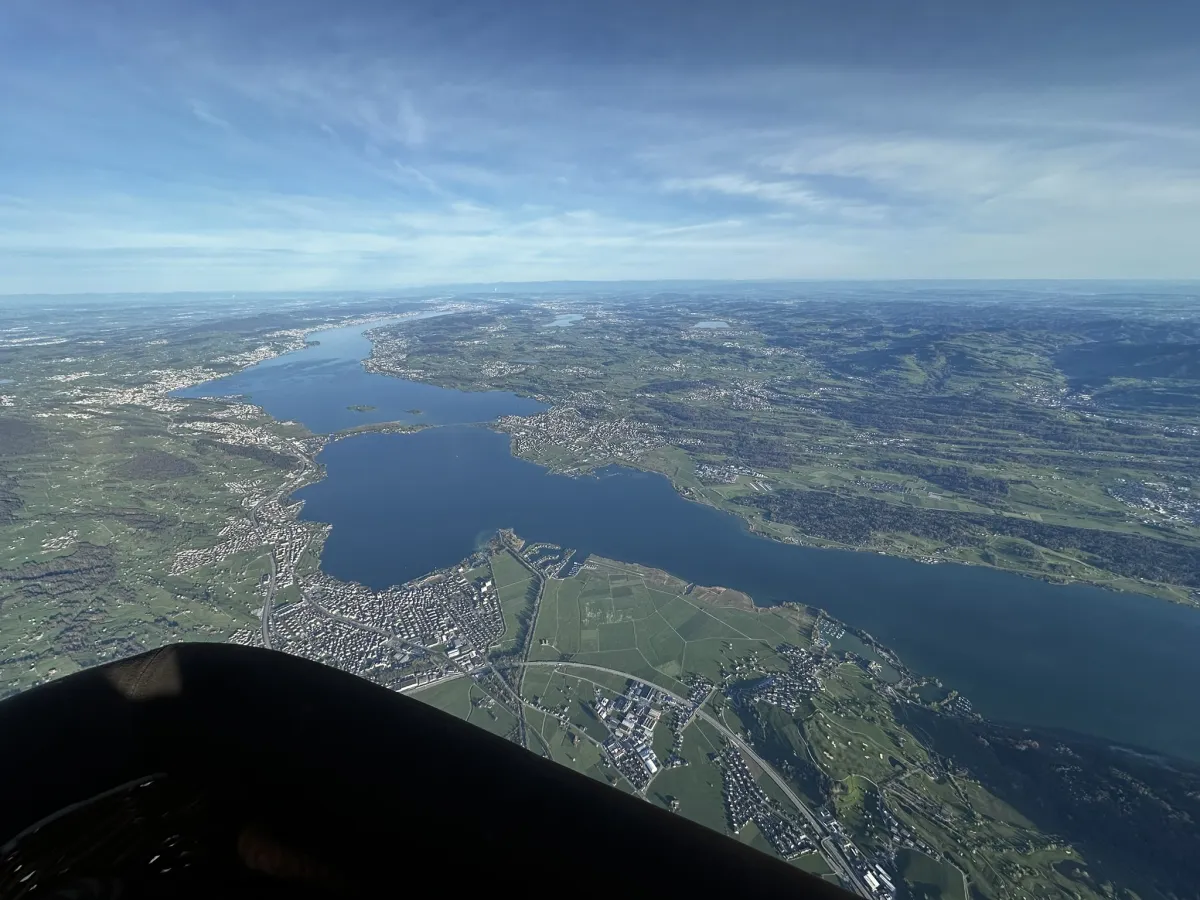 Fahrt über den Zürichsee