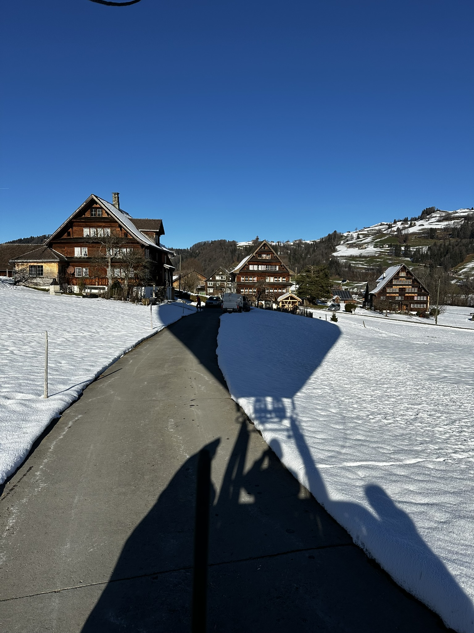 Silvesterfahrt - Kurz vor der Landung im Toggenburg