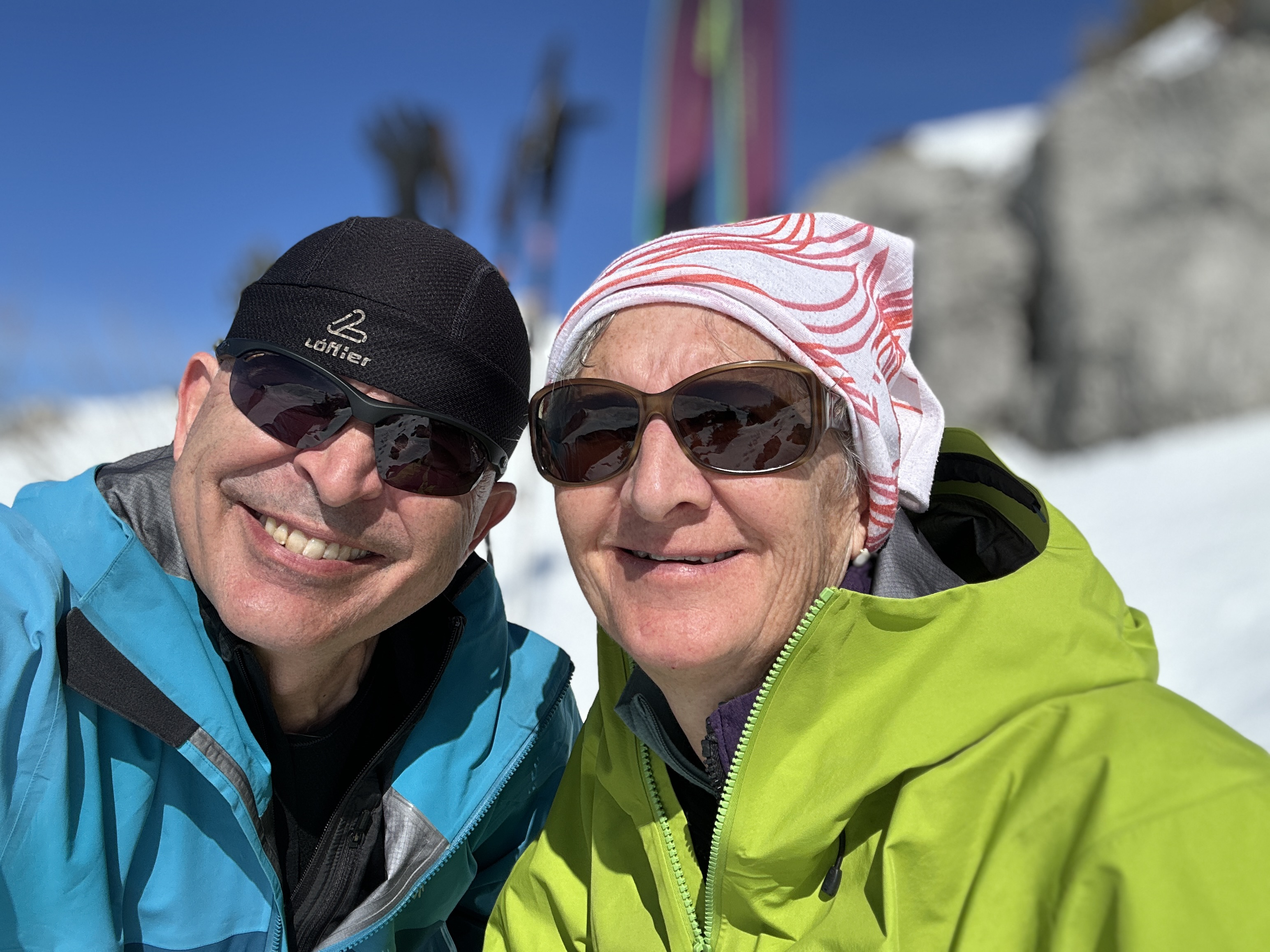 Marie-Theres und Daniel auf einer Skitour